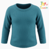 Remera manga larga con botoncito en el cuello color aero