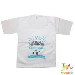 REMERA  mi primer mundial pelota