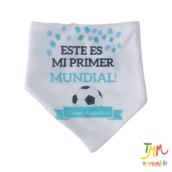bandana babero mi primer mundial