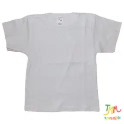 Remera lisa blanca