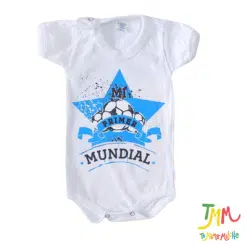 Body mi primer mundial pelotas fondo blanco