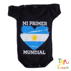 Body mi primer mundial corazon fondo negro