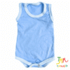 Body musculosa  celeste y gris