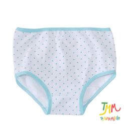 Bombacha nena lunares turquesa