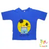 Remera con proteccion uv50 surf hawaii azul PROMO POR FALLA SIN CAMBIO