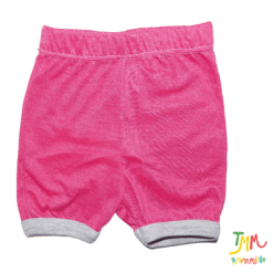 short rosa con gris / salmon