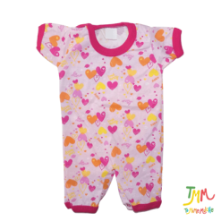 Enterito manga corta corazones