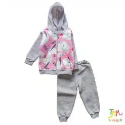Conjunto campera perritos rosa