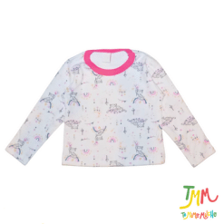 Remera manga larga arcoiris