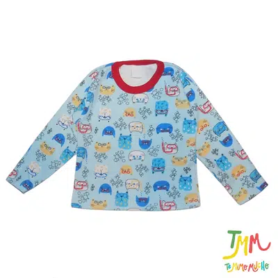 Remera manga larga gatitos