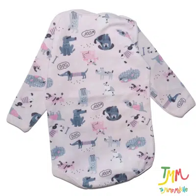 Body manga larga perritos rosa - Image 2