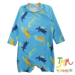 Enterito UV 50+ NARANJO iguana turquesa