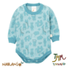 Body Naranjo PREMATURO  ANIMALITOS  Celeste