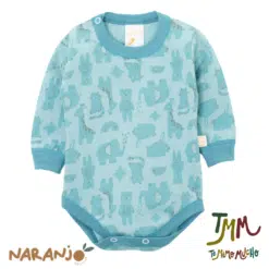 Body Naranjo PREMATURO  ANIMALITOS  Celeste