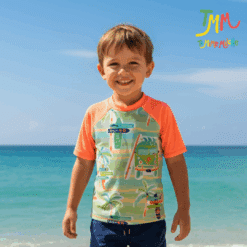 Remera con proteccion uv50 combi rosa