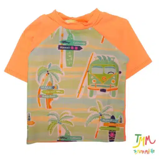 Remera con proteccion uv50 combi rosa - Image 2