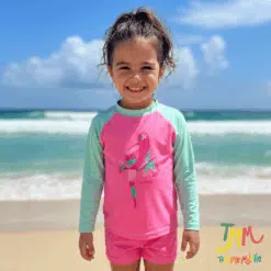 Conjunto UV 50+ NARANJO NENA TUCAN ROSA