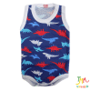 Body musculosa dino azul