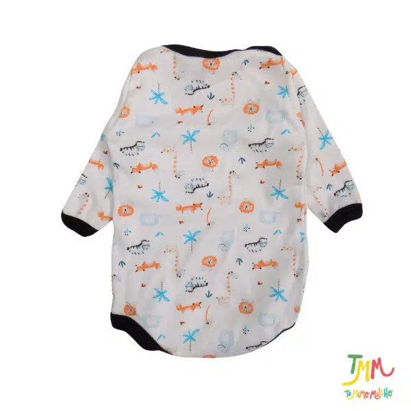 Body manga larga Animalitos cuello Negro - Image 2