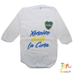 Body manga larga Boca (Promo por FALLA sin cambio)