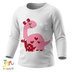 Remera manga larga Dino Rosa