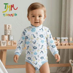 Body manga larga 1/2 Polera Selva Celeste