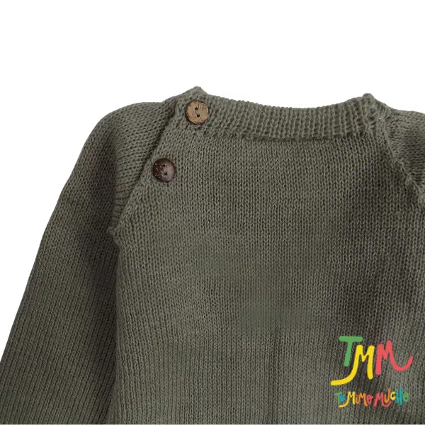 Sweater lana hipolergenrica verde - Image 3