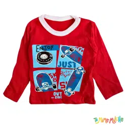 Remera manga larga Roja Skater