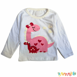 Remera manga larga Dino Rosa - Imagen 2