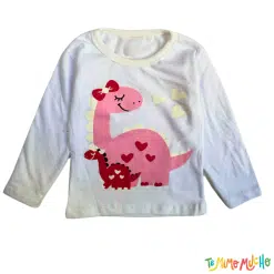 Remera manga larga Dino Rosa