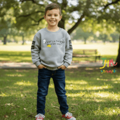 Buzo Naranjo Fantasma Gris Nene