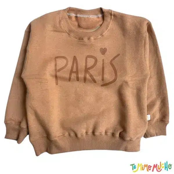 Buzo Naranjo Paris Nena Marron - Image 2