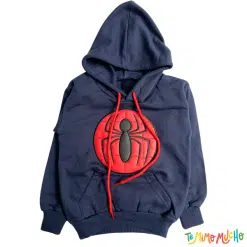 Buzo canguro Spiderman Azul