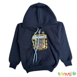 Buzo canguro Argentina bordado 3D