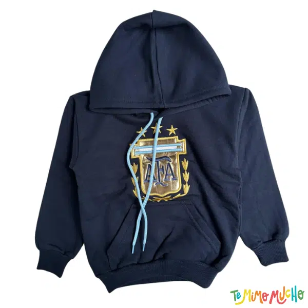 Buzo canguro Argentina bordado 3D