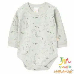 Body Dino Naranjo Gris