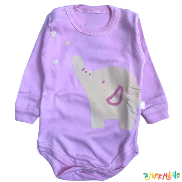 Body Elefante Rosa Naranjo