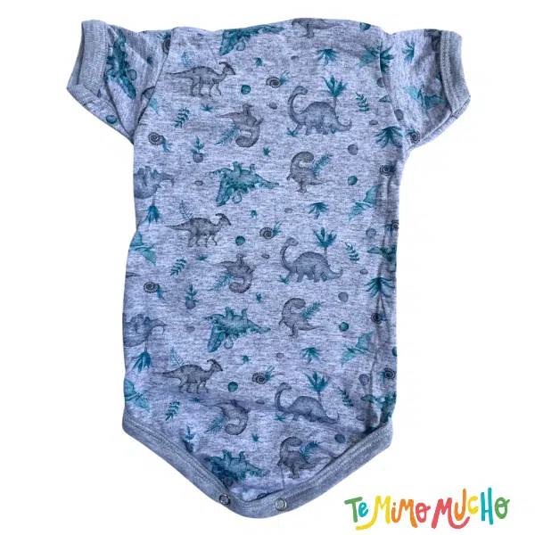 Body manga corta Dino Gris - Image 2