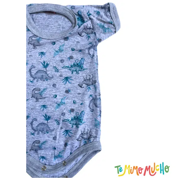 Body manga corta Dino Gris - Image 3