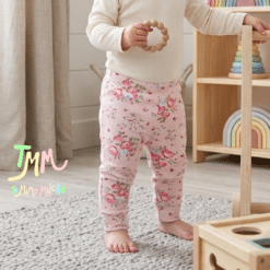 Pantaloncito Flores Grandes Rosa