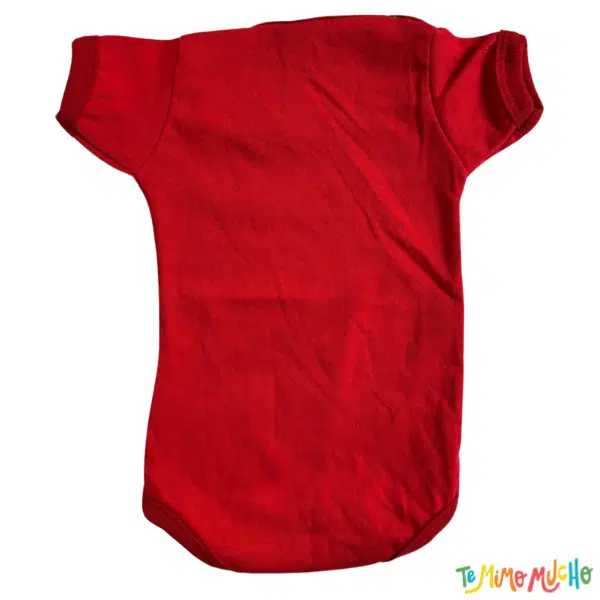 Body liso Rojo manga corta - Image 3