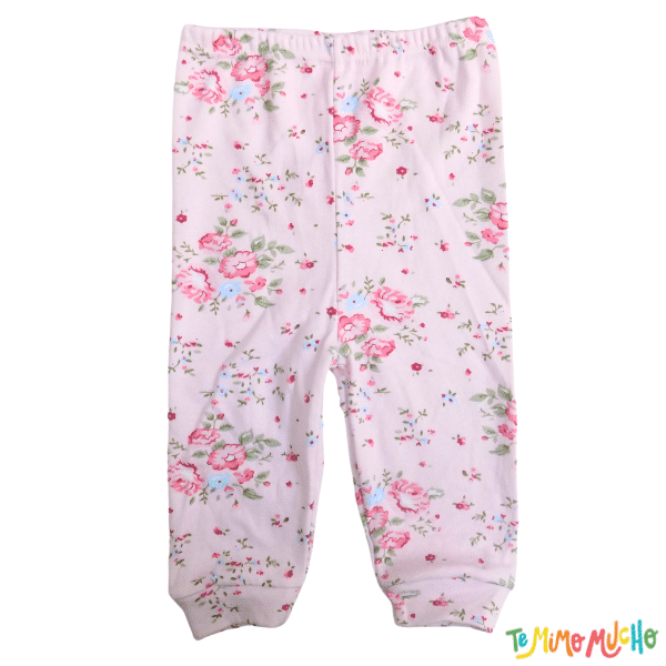 Pantaloncito Flores Grandes Rosa - Imagen 2