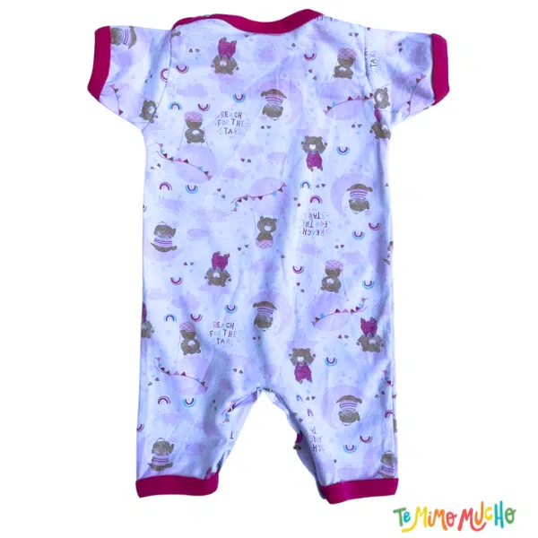 Enterito manga corta Ositos Luna Rosa - Image 2