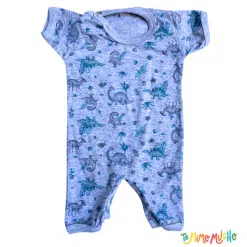 Enterito manga corta Dino Gris