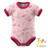 Body manga corta Estrellas Rosa