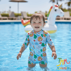 Enterito UV 50+ NARANJO Leoncito Celeste