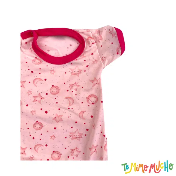 Body manga corta Estrellas Rosa - Image 4