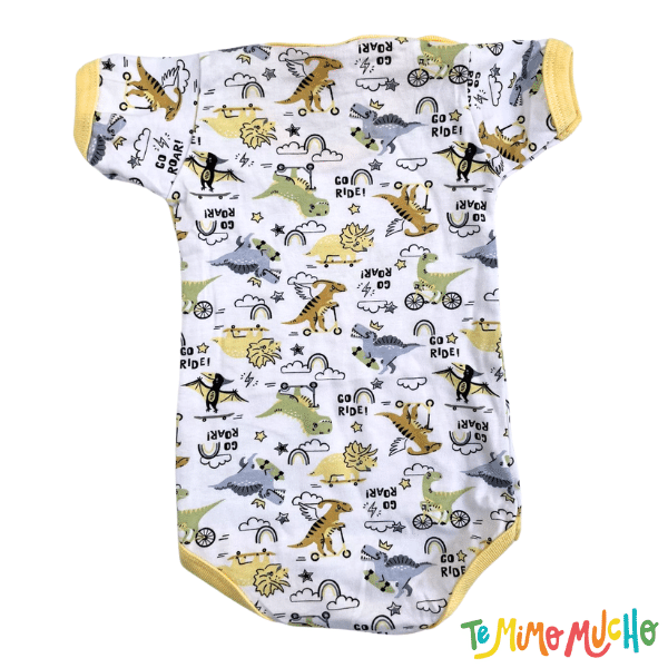Body manga corta Dino Amarillo - Image 3