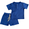 Conjunto remera y short Azul