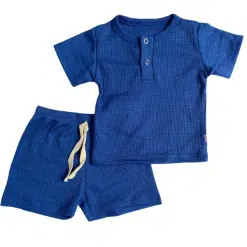 Conjunto remera y short Azul